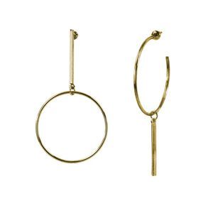 Bar & Hoop Earrings